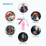 Pink Self Defense Keychain Set for Women/Kids