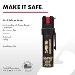 SABRE Advanced Self Defense Pepper Spray, 10ft Range (Pack of 2)