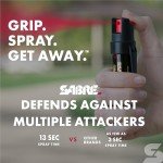 SABRE Advanced Self Defense Pepper Spray, 10ft Range (Pack of 2)