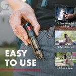 SABRE Advanced Self Defense Pepper Spray, 10ft Range (Pack of 2)