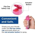 Powerful Personal Pepper Spray - 12' Accurate & Hot Pink