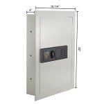 In-Wall Safe with LED Keypad for Security