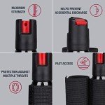 SABRE Pepper Spray for Cyclists with Adjustable Strap