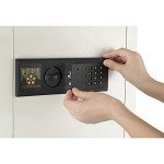 In-Wall Safe with LED Keypad for Security