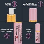Compact Pink Pepper Spray for Women's Safety