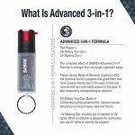 SABRE 3-in-1 Defense Spray with Key Ring