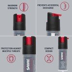 SABRE 3-in-1 Defense Spray with Key Ring