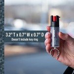 SABRE 3-in-1 Defense Spray with Key Ring