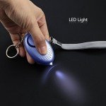 5 Pack Loud Self-Defense Alarm Keychain with Light
