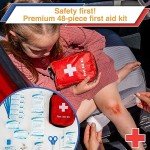Emergency Roadside & First Aid Kit - 90 Pieces