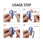5 Pack Loud Self-Defense Alarm Keychain with Light