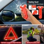24-in-1 Car Emergency Safety Kit and Tools