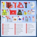 24-in-1 Car Emergency Safety Kit and Tools