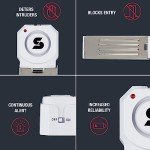 SABRE Door Stop Alarm with 120 dB Loud Siren