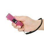 Pink USB Rechargeable Keychain Stun Gun for Women
