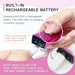 Pink USB Rechargeable Keychain Stun Gun for Women
