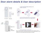 Hiistar Wireless Window & Door Alarm Set of 10
