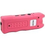 Pink Rechargeable Stun Gun with Flashlight & Alarm