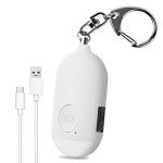 Evershop Rechargeable 130dB Personal Alarm Keychain