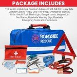 Ultimate Roadside Emergency Car Kit - 110 Pieces