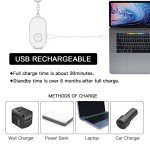 Evershop Rechargeable 130dB Personal Alarm Keychain