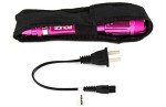 Pink Rechargeable Stun Gun with LED Flashlight