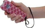 Pink Stun Gun for Women with Alarm & Flashlight