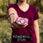 Pink Stun Gun for Women with Alarm & Flashlight