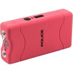 Pink Mini Rechargeable Police Stun Gun with Flashlight