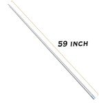 OUERMAMA 150CM Silver Magic Appearing Cane Wand