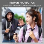 Avenger Mini Stun Gun Keychain Alarm for Women