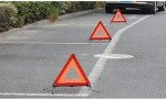 Reflective Roadside Safety Triangle Kit (Set of 3)