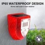 Solar Motion Alarm System with Sound and Strobe