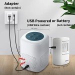 Outdoor Motion Sensor Dog Barking Alarm System