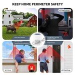 Outdoor Motion Sensor Dog Barking Alarm System