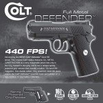 Colt Defender 1911 CO2 BB Air Pistol