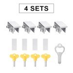 Sliding Window Locks with Key - Adjustable Security