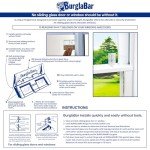Burglabar 2 Pack - Sliding Patio Door & Window Safety
