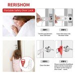Portable Door Lock - 2 Pack - Extra Privacy & Safety