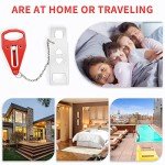 Portable Door Lock - 2 Pack - Extra Privacy & Safety