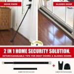 2-Pack Heavy Duty Door Security Bars