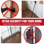 2-Pack Heavy Duty Door Security Bars