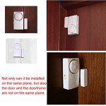 Wireless Loud Burglar Alarm with Magnetic Sensors - 4 Pack