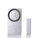 Wireless Loud Burglar Alarm with Magnetic Sensors - 4 Pack