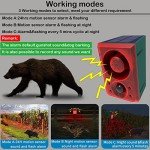 Solar Motion Sensor Alarm with Dog Barking Sound