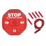 Safety Technology International, Inc. STI-6402 105 dB Exit Stopper® Multifunction Door Alarm for Double Doors with on/off Switch and 9 Volt Battery