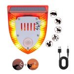 Solar Motion Sensor Alarm with Loud Noise
