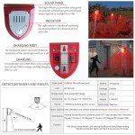Solar Motion Sensor Alarm with Loud Noise