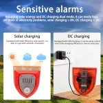 Solar Motion Sensor Alarm with Loud Noise