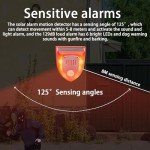 Solar Motion Sensor Alarm with Loud Noise
